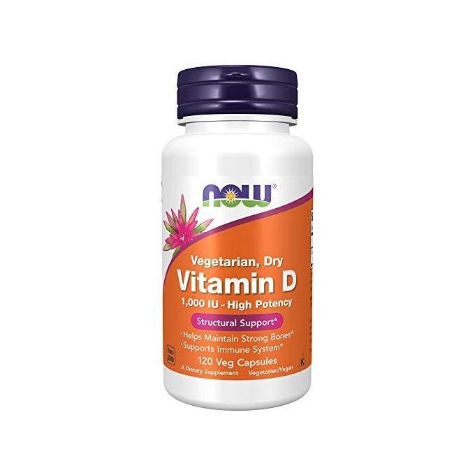 Now Foods Now Vitamin D 1000IU, 120Veg Caps – Airmedng