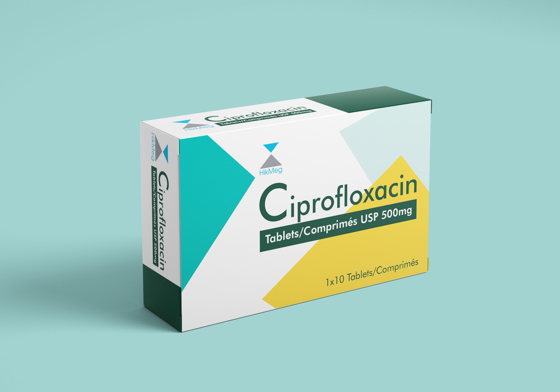 Ciprofloxacin 500mg X 10 Tablets Airmedng