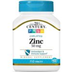 21st Century Zinc 50mg 100 Caps For Immunity