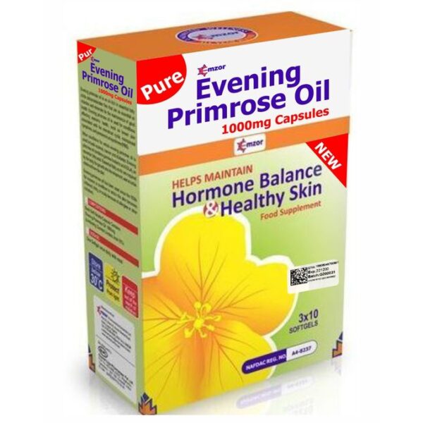 Emzor Evening Primerose Oil 1000Mg X 30  Softgels