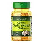 PURITAN'S PRIDE GARLIC EXTRACT (ODORLESS) 1000MG, 100 SOFTGELS
