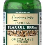 Puritan's Pride High Lignan Flax Oil 1000mg - 120 Softgels