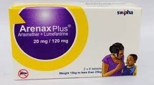 ARENAX PLUS 20/120mg X 12 Tablets