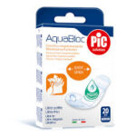 Aquabloc Medium Anti bacterial Plasters 20 pcs (Pic Solution)