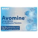 Avomine 25mg X 10 Tablets