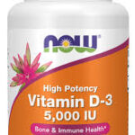 NOW Foods Vitamin D3 5000 IU Softgels