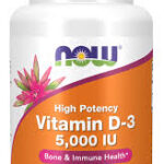 NOW Foods Vitamin D3 5000 IU Softgels