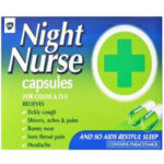 Night Nurse Caps X10