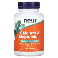 Now Calcium & Magnesium Vitamin By 120 softgels