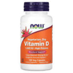 Now Foods Now Vitamin D 1000IU, 120Veg Caps