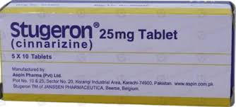 Stugeron 25mg X 50 Tablets