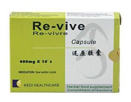 Re-Vive 400mg X 10 Capsules