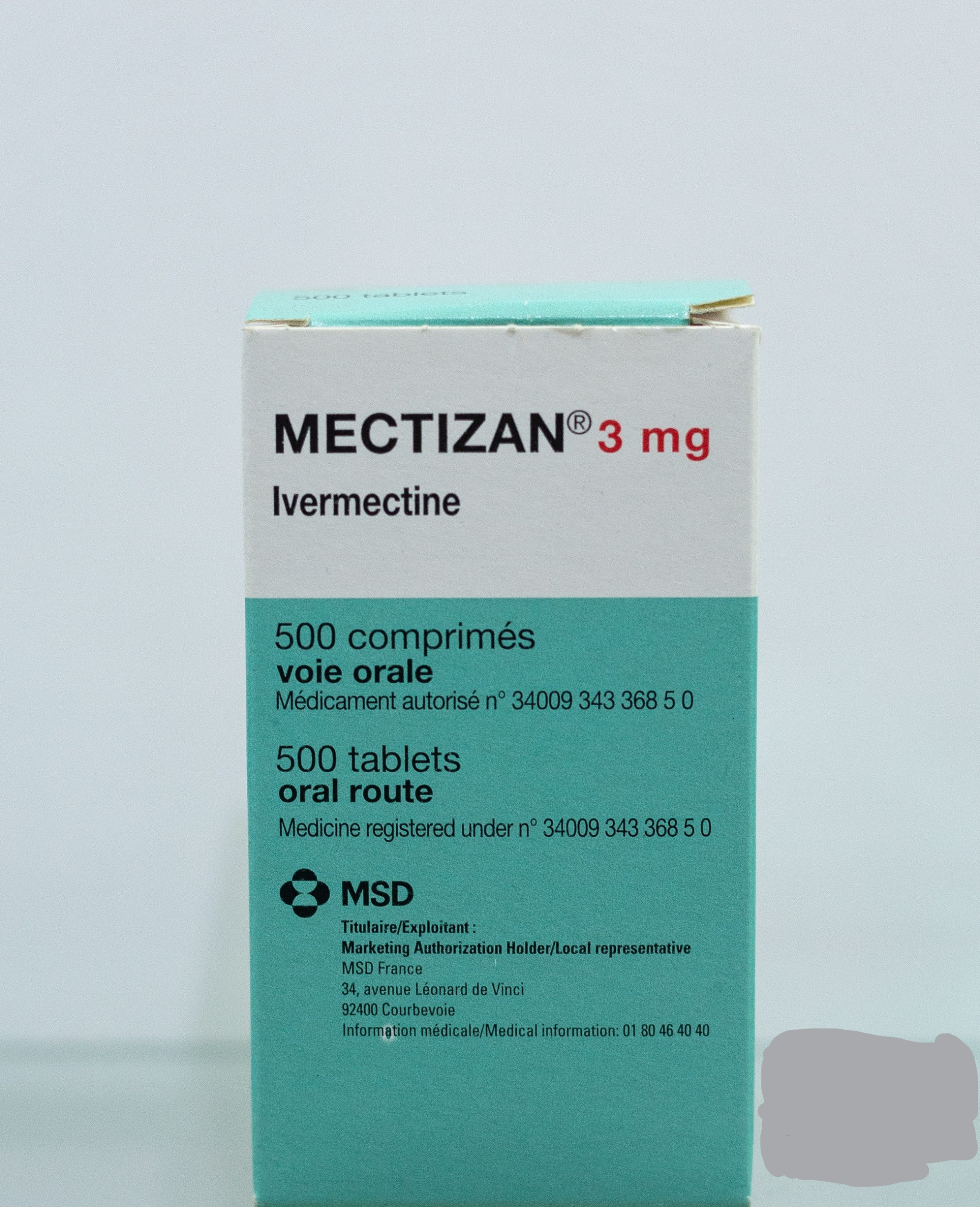 METIZAN IVERMECTIN 3MG X 500 TABS