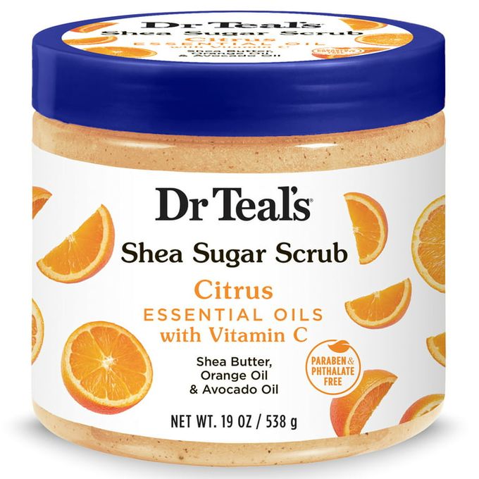 DR TEALS SHEA SUGAR CITRUS SCRUB