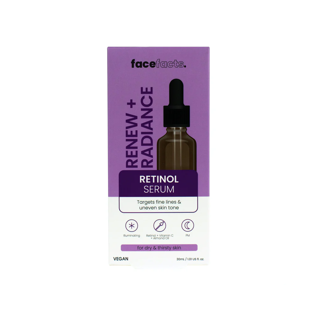 FACE FACTS RENEW & RADIANCE RETINOL FACIAL SERUM 30ML