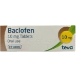 Baclofen Teva 10mg Tablets x84