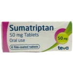 Sumatriptan Teva 50mg Tablets x6