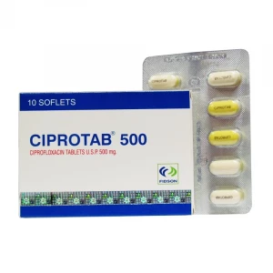 CIPROTAB 500MG X10 SOFLETS
