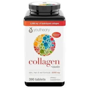 Youthoery Collagen + Biotin - 390 Tablets - 6000mg