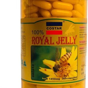 Costar Royal Jelly 1450mg 365 Capsules | Australian Made | Boosts Vitality & Skin Health